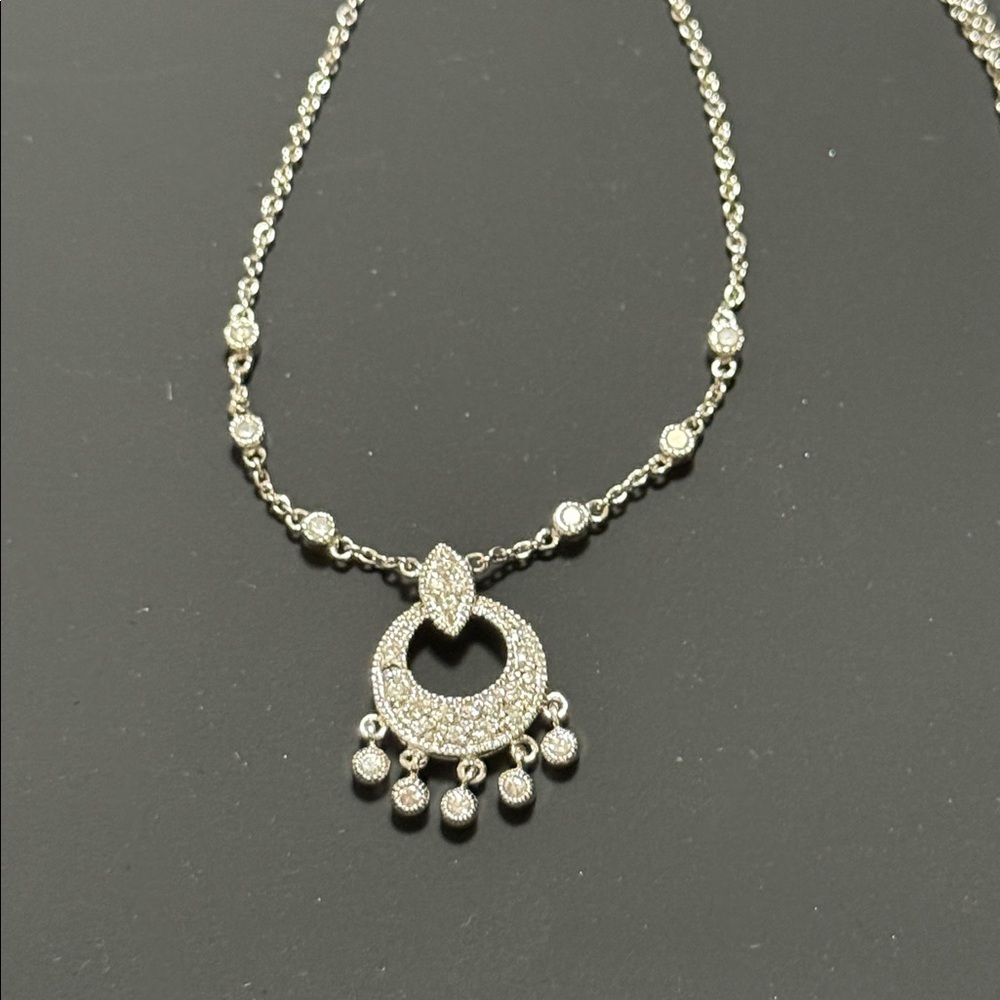 Elegant Sterling Silver 925 Pendant Necklace - Picture 6 of 11